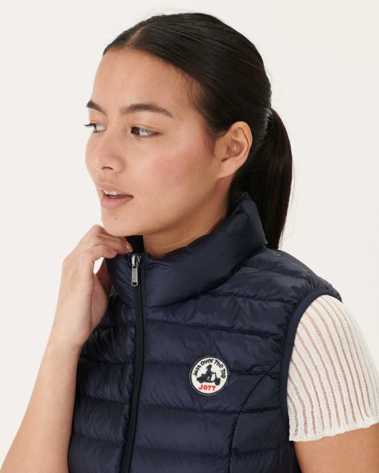 Jott Doudoune Sans Manches New In Light Marine Seda