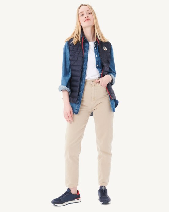Jott Doudoune Sans Manches New In Light Marine Seda