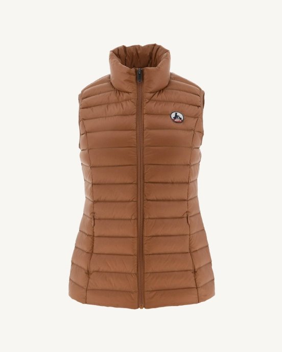 Jott Doudoune Sans Manche New In Light Camel Seda