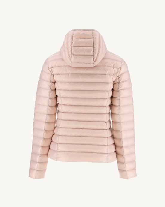 Doudoune Légère à Capuche Rose Pale Cloe Jott
