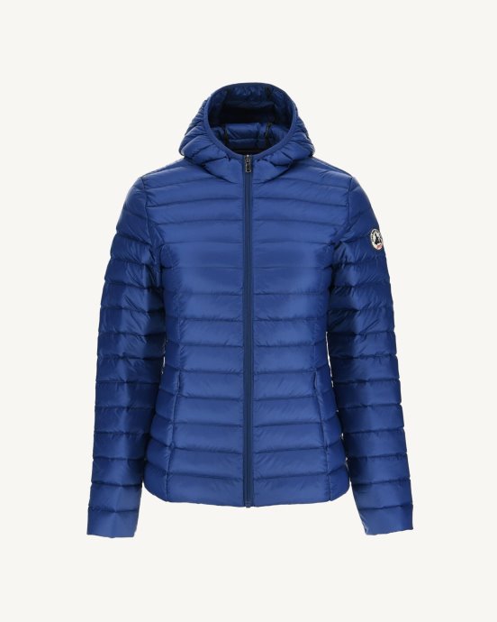 Jott New In Doudoune Légère à Capuche Denim Foncé Cloe