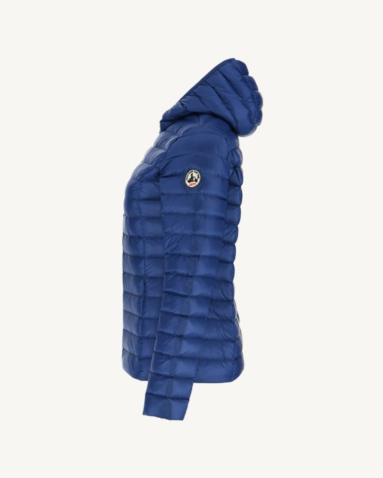 Jott New In Doudoune Légère à Capuche Denim Foncé Cloe