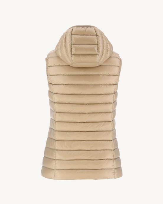 Jott Doudoune Sans Manche New In Light Beige Mali