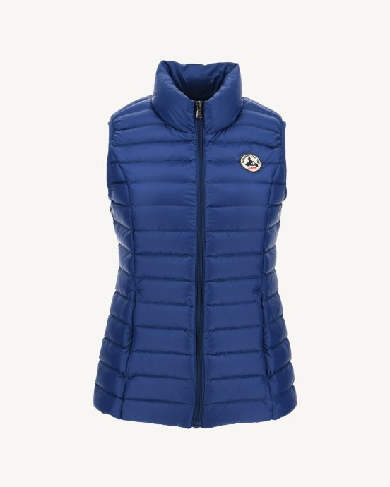 Jott Doudoune Sans Manches New In Light Denim Foncé Seda