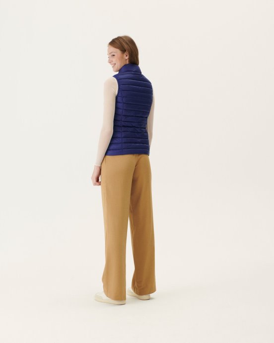 Jott Doudoune Sans Manches New In Light Denim Foncé Seda