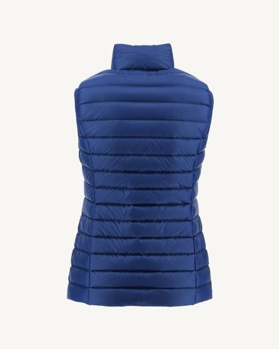 Jott Doudoune Sans Manches New In Light Denim Foncé Seda