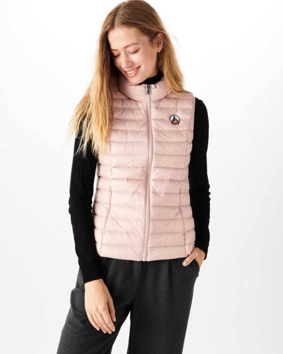 Jott Doudoune Sans Manches New In Light Rose Pale Seda
