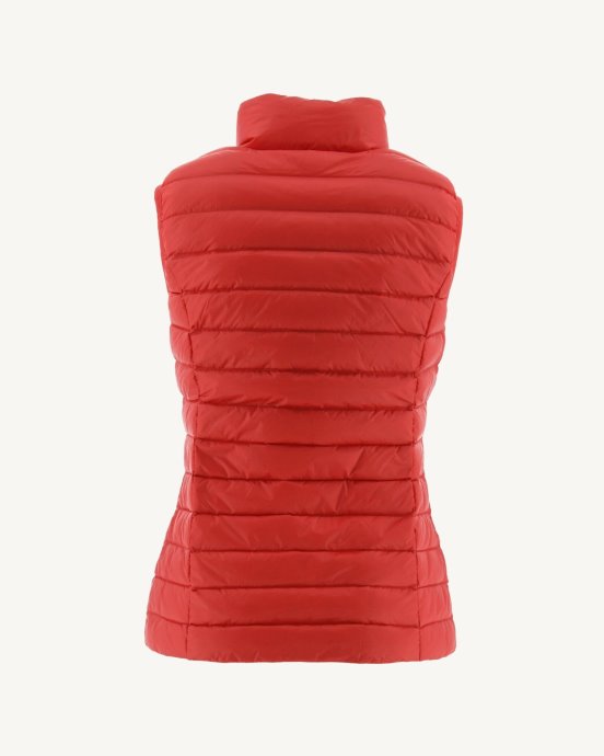 Jott Doudoune Sans Manches New In Light Rouge Feu Seda
