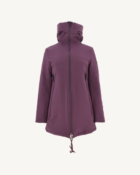 Doudoune à Capuche Aubergine Siberie Jott Neuve