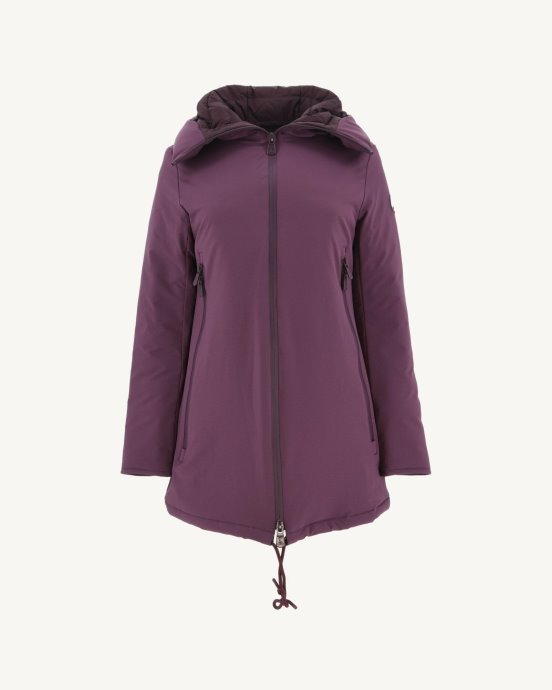 Doudoune à Capuche Aubergine Siberie Jott Neuve