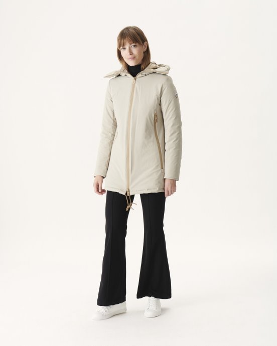 Jott Doudoune New In à Capuche Beige Siberie