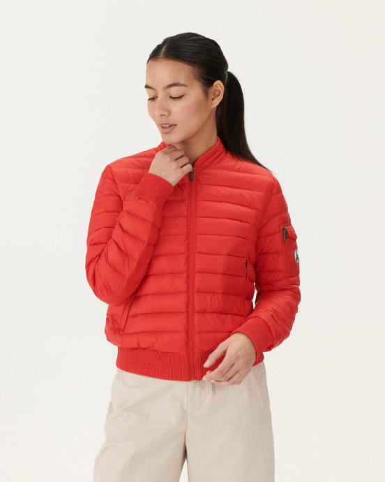Doudoune Légère Rouge Feu Emmy Jott New In