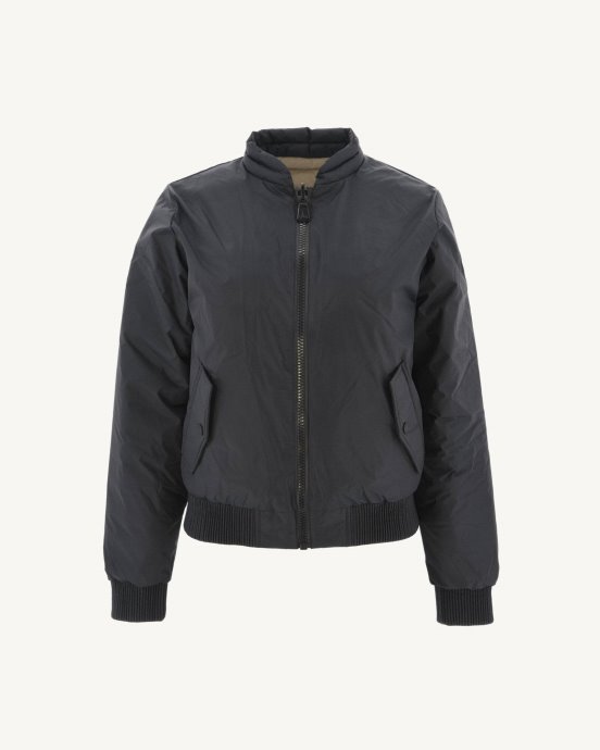 Jott Doudoune Réversible New In Noir/beige Hanoi