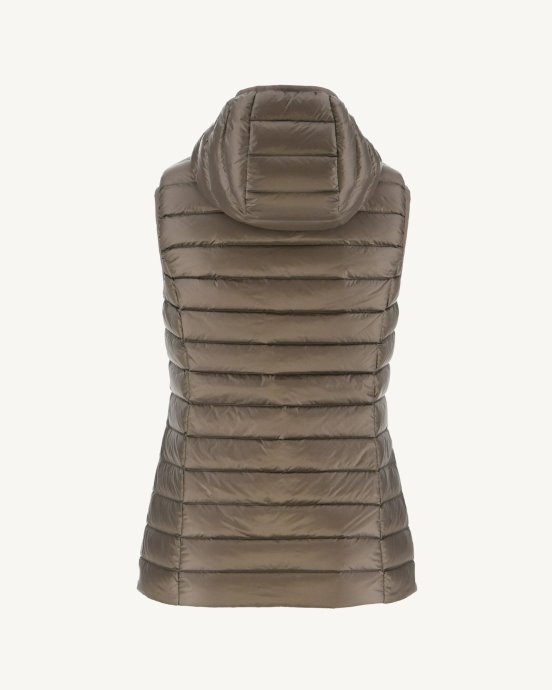 Jott Doudoune Sans Manche New In Light Taupe Mali