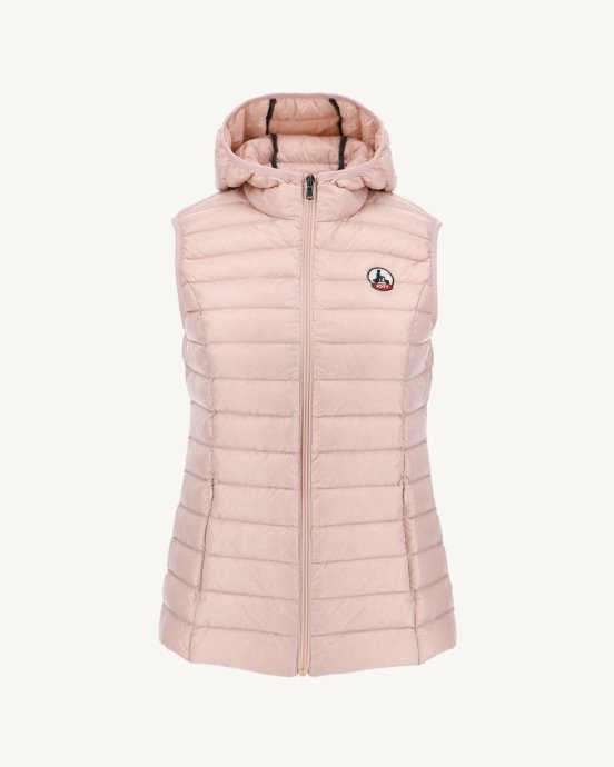 Jott Doudoune Sans Manche New In Light Rose Pale Mali