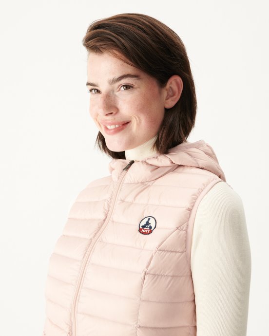 Jott Doudoune Sans Manche New In Light Rose Pale Mali