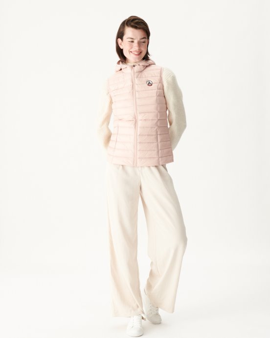 Jott Doudoune Sans Manche New In Light Rose Pale Mali