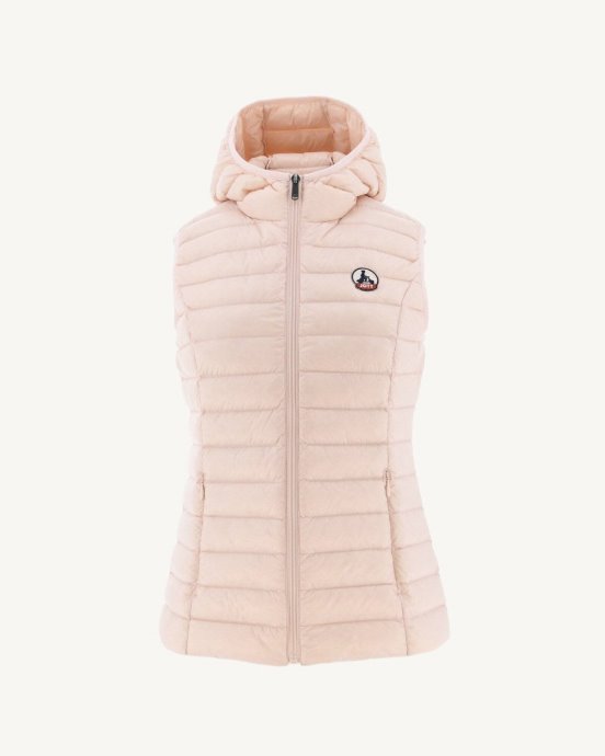 Jott Doudoune Sans Manche New In Light Mali Rose Tendre