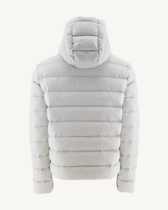 Doudoune Droite à Capuche Soft Grey Jane Jott New In