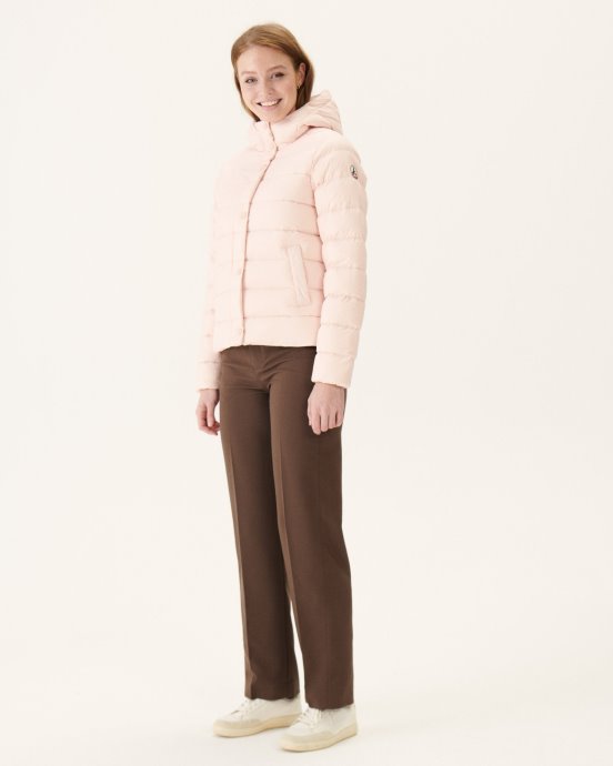 Jott New In Soft Pink Jane Doudoune Droite à Capuche