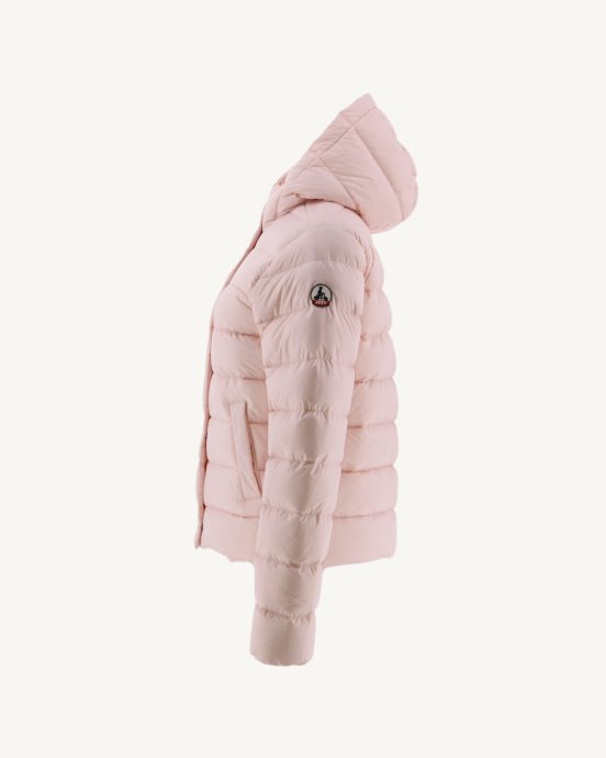 Jott New In Soft Pink Jane Doudoune Droite à Capuche