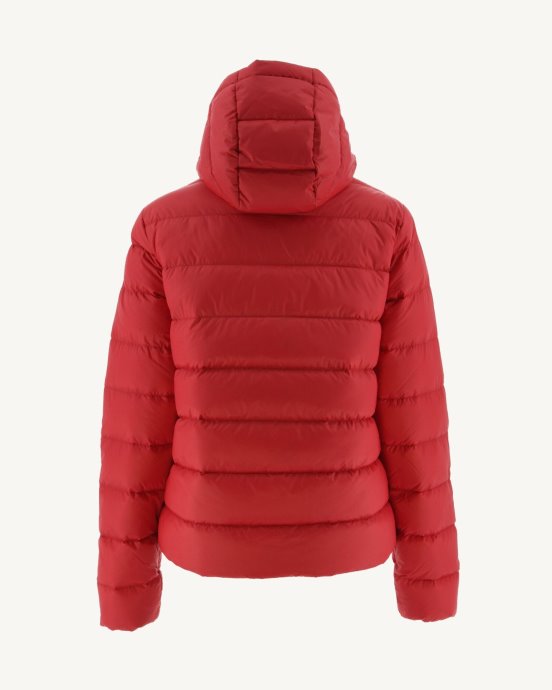 Red Jane Doudoune Droite à Capuche Jott New In