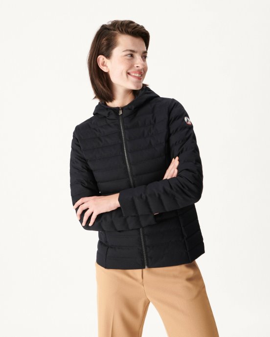 Jott New In Warm Marine Doudoune à Capuche Cloe