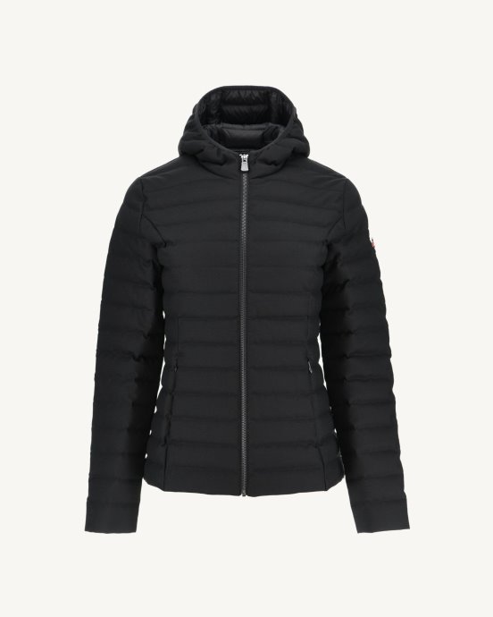 Doudoune Chaude Noire à Capuche Cloe Jott