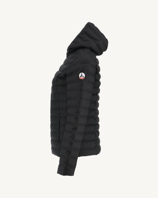 Doudoune Chaude Noire à Capuche Cloe Jott
