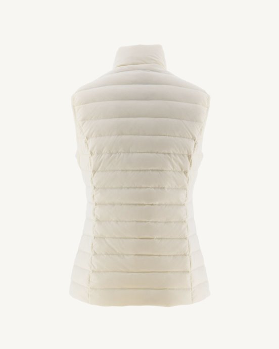 Jott New In Blanc Cassé Grenada Stretch Doudoune Sans Manches