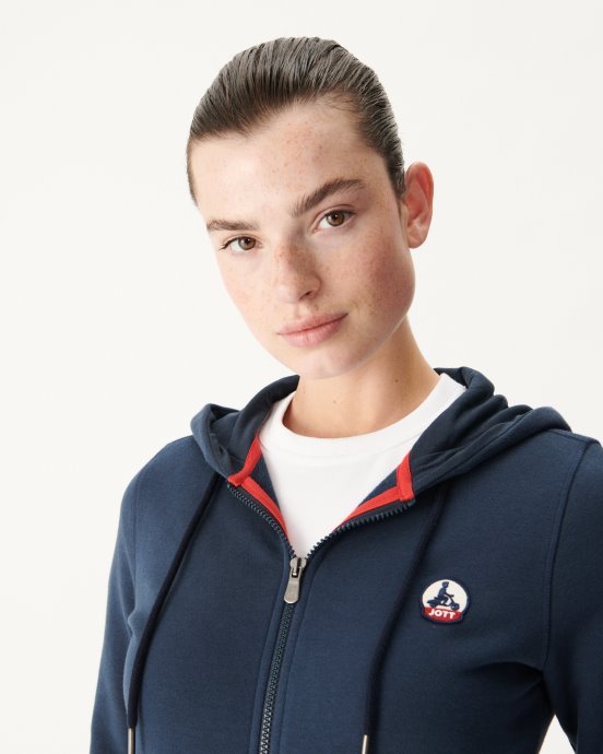 Sweat à Capuche Marine Oaxaca Jott