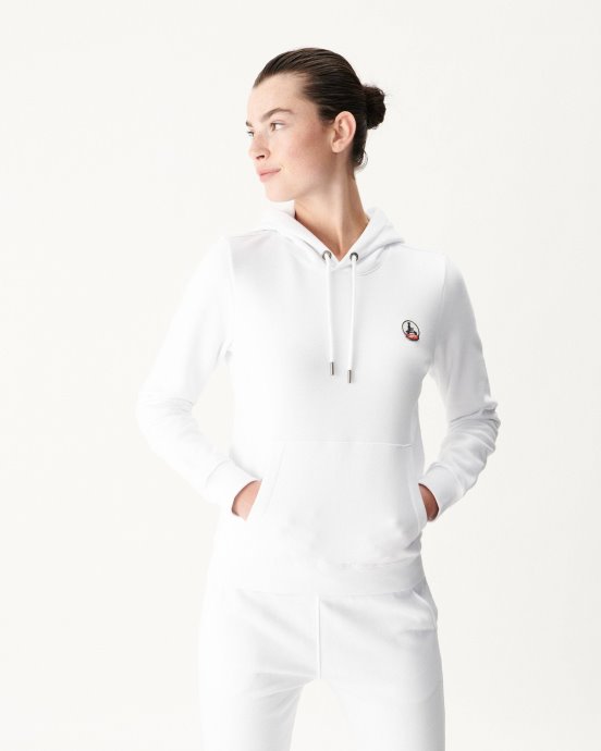 Sweat à Capuche Blanc Livia Jott