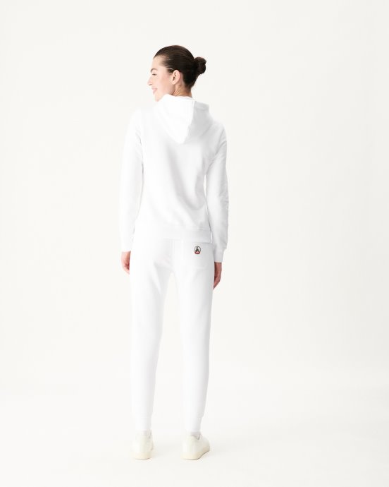 Sweat à Capuche Blanc Livia Jott