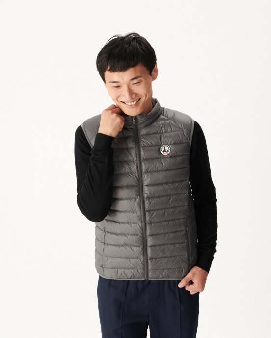 Doudoune Sans Manche Anthracite Tom Jott New In