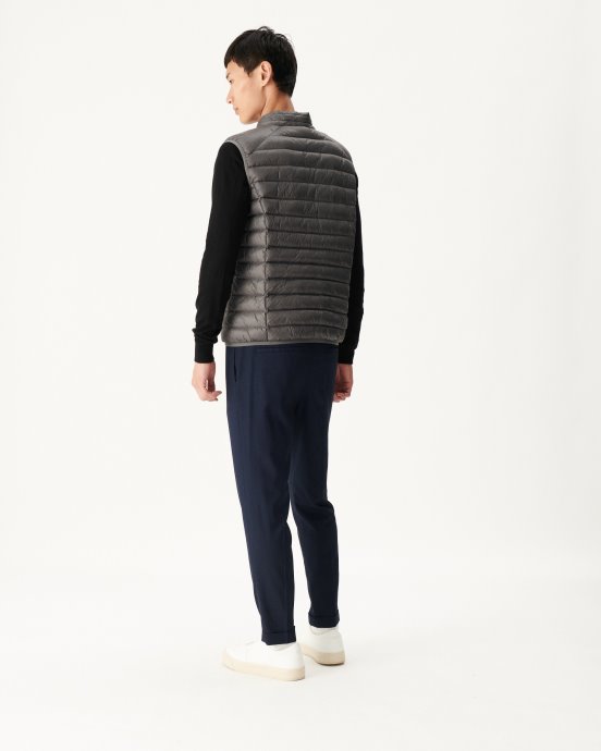 Doudoune Sans Manche Anthracite Tom Jott New In