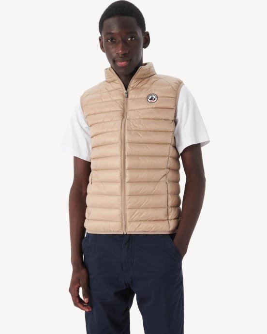 Jott New In Beige Doudoune Sans Manches Tom