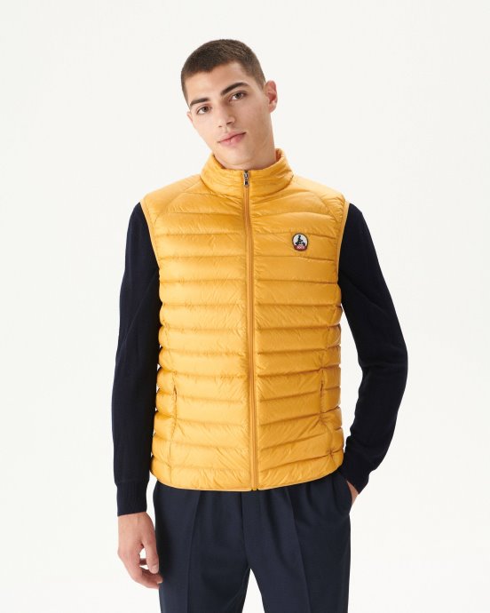 Jott New In Doudoune Sans Manches Jaune Moutarde Tom