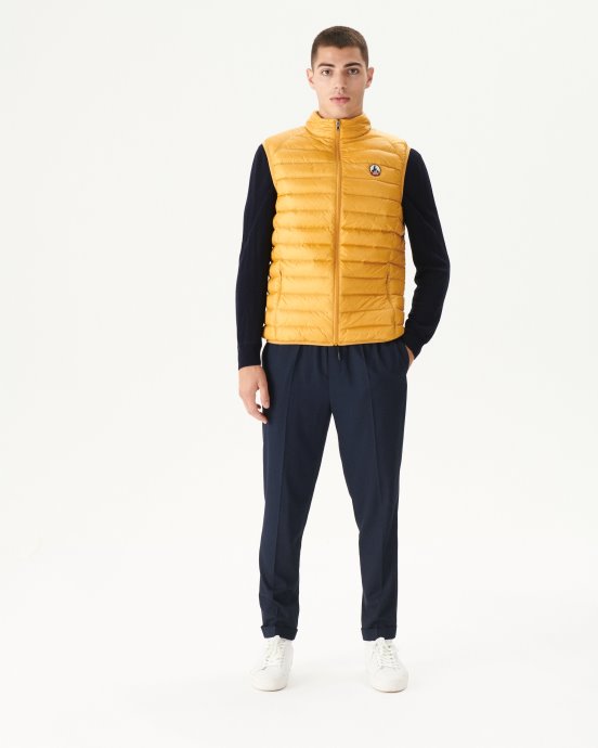 Jott New In Doudoune Sans Manches Jaune Moutarde Tom