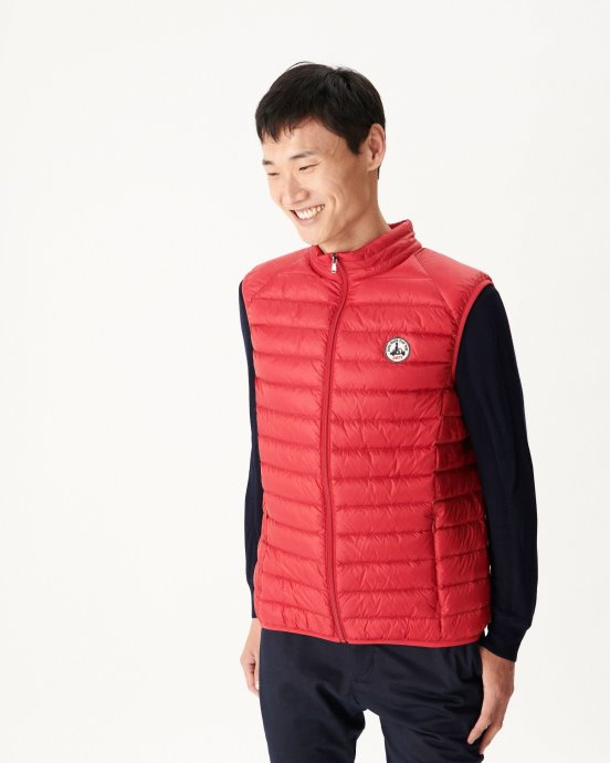 Doudoune Sans Manche Rouge Tom Jott New In