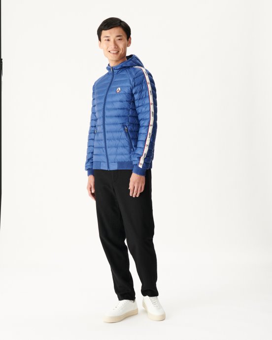 Jott New In Dark Denim Doudoune à Capuche Colin