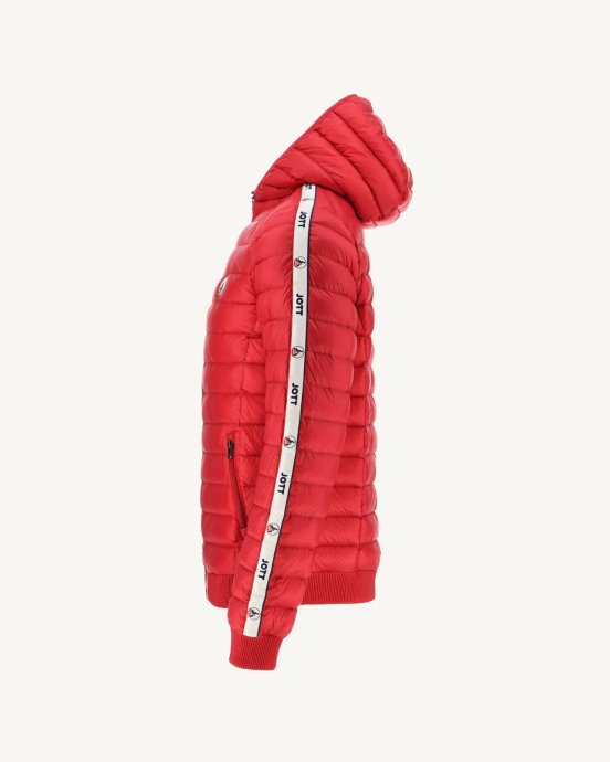 Doudoune Rouge à Capuche Colin Jott