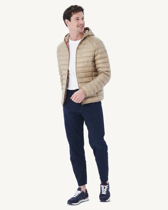 Doudoune Légère Beige Nico Jott Nouveauté