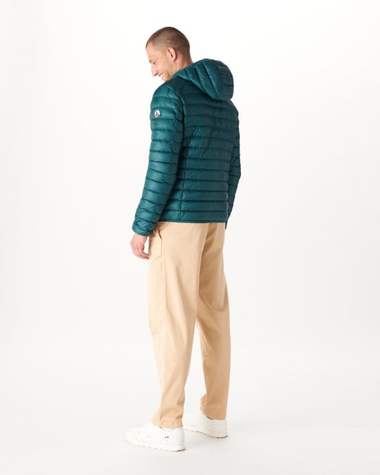 Doudoune Légère Vert Foncé Nico Jott Trend