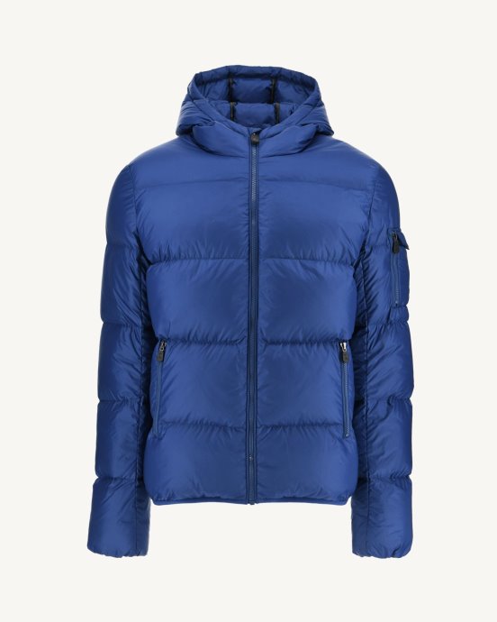 Doudoune à Capuche En Denim Foncé Java Jott