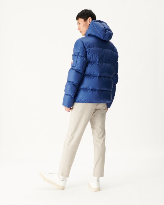 Doudoune à Capuche En Denim Foncé Java Jott