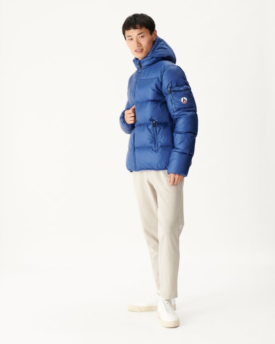 Doudoune à Capuche En Denim Foncé Java Jott