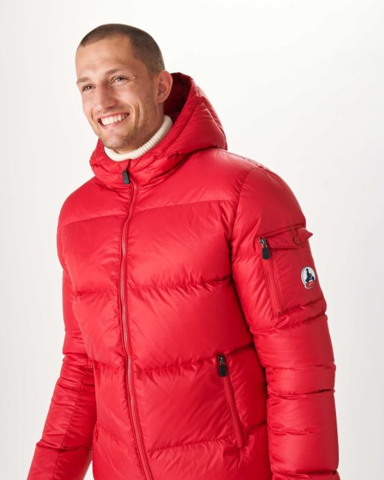 Doudoune Rouge à Capuche Java Jott New In