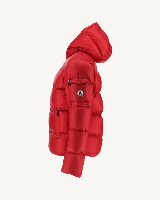 Doudoune Rouge à Capuche Java Jott New In