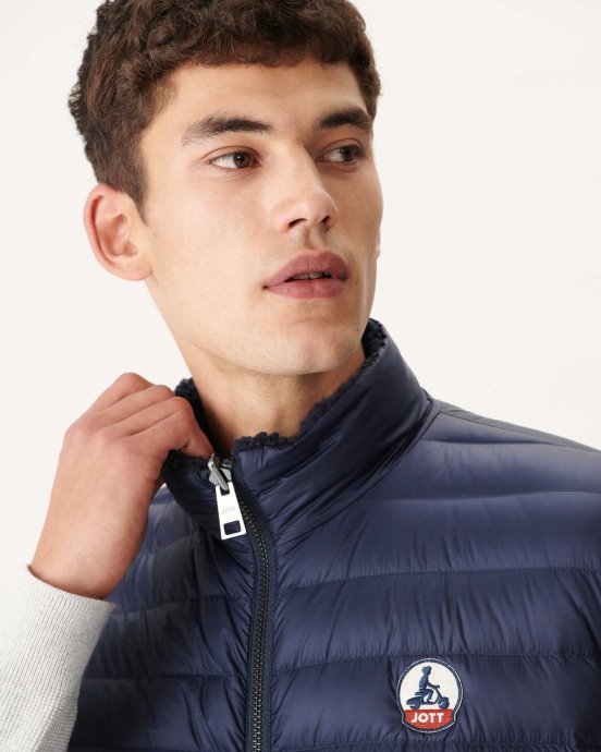 Doudoune Sans Manches Réversible Jott New In Navy Sami
