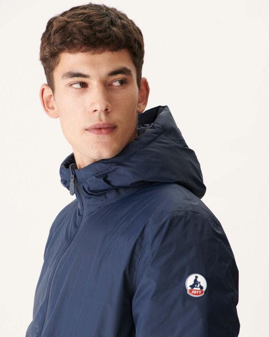 Jott New In Marine Doudoune Légère Réversible Amsterdam